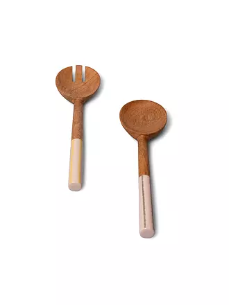 FYNCH-HATTON | Salatbesteck 2-tlg. KISHA Toffee | gelb